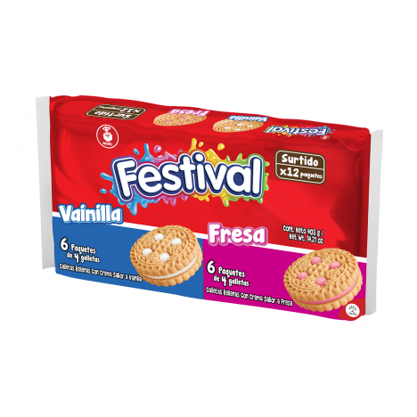 GALLETAS FESTIVAL NOEL SURTIDA X 12