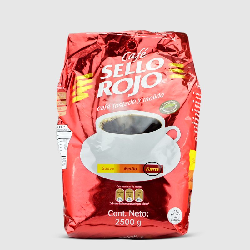CAFE SELLO ROJO INSTITUC. TIPO 2 (MEDIO) X2500 GRS (IVA 5)