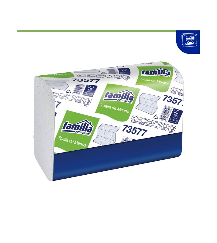 TOALLA MANOS FAMILIA EN (Z) BLAN HD. REF 73577 / 73578